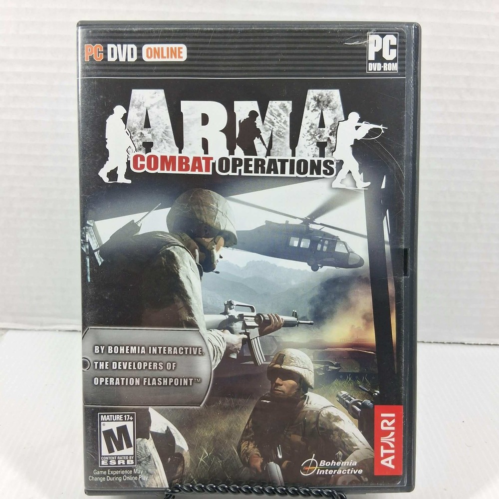 Arma Combat Operations PC DVD-ROM 2007 Atari Bohemia Interactive Complete CIB